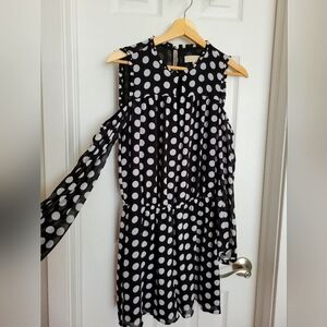 White Polka Dot Michael Kors Romper